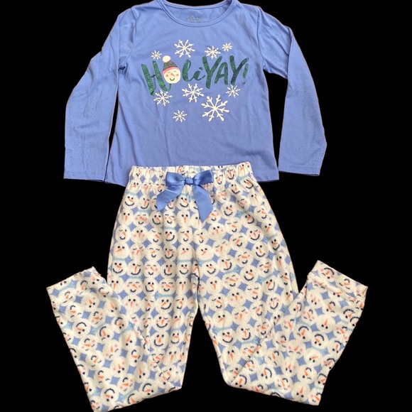 Sleep On It Snowmen “HoliYay!” Pajama Set - Picture 9 of 9